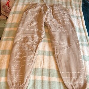 Taylor Swift TTPD Fortnight Tan Joggers